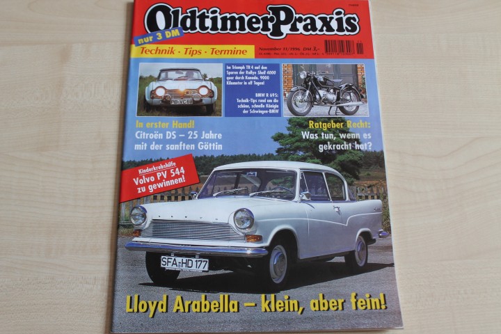 Deckblatt Oldtimer Praxis (11/1996)